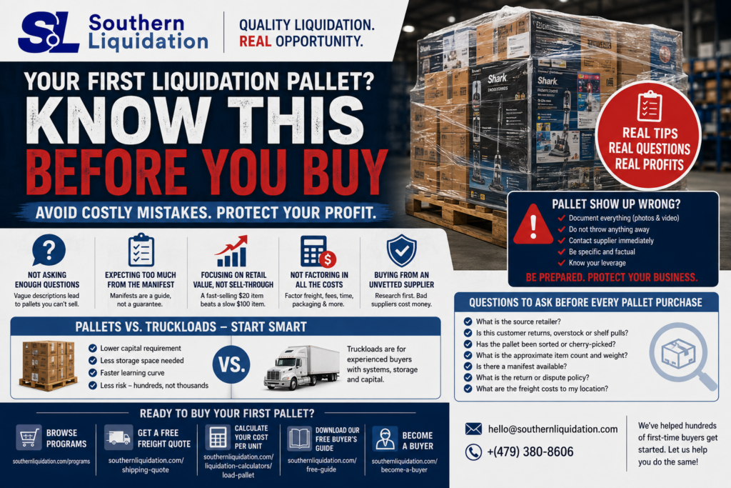 Do Not Buy Liquidation Pallets Until You Read This — A Beginner's Guide