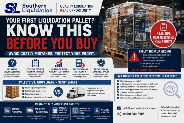 What Pallets and Truckloads Should You Buy? How to Choose the Right Liquidation Inventory for Your Business