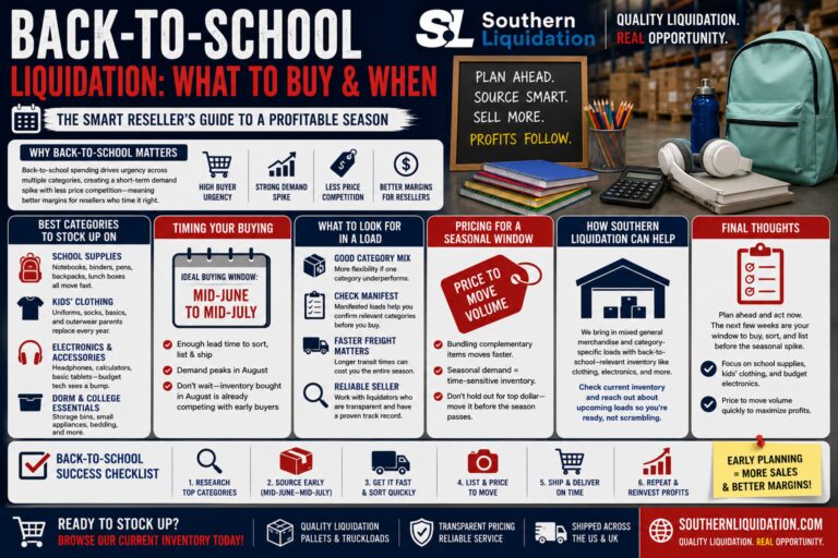 Back-to-School Liquidation Inventory Guide: What to Stock Up On Now