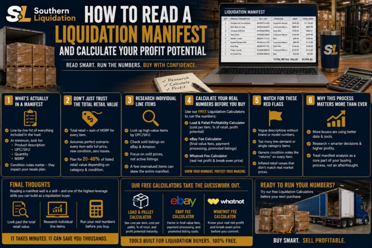 How to Read a Liquidation Manifest and Calculate Your Profit Potential