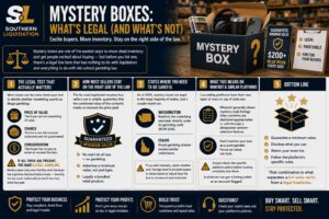 Are Mystery Boxes Legal? What Liquidation Resellers Need to Know