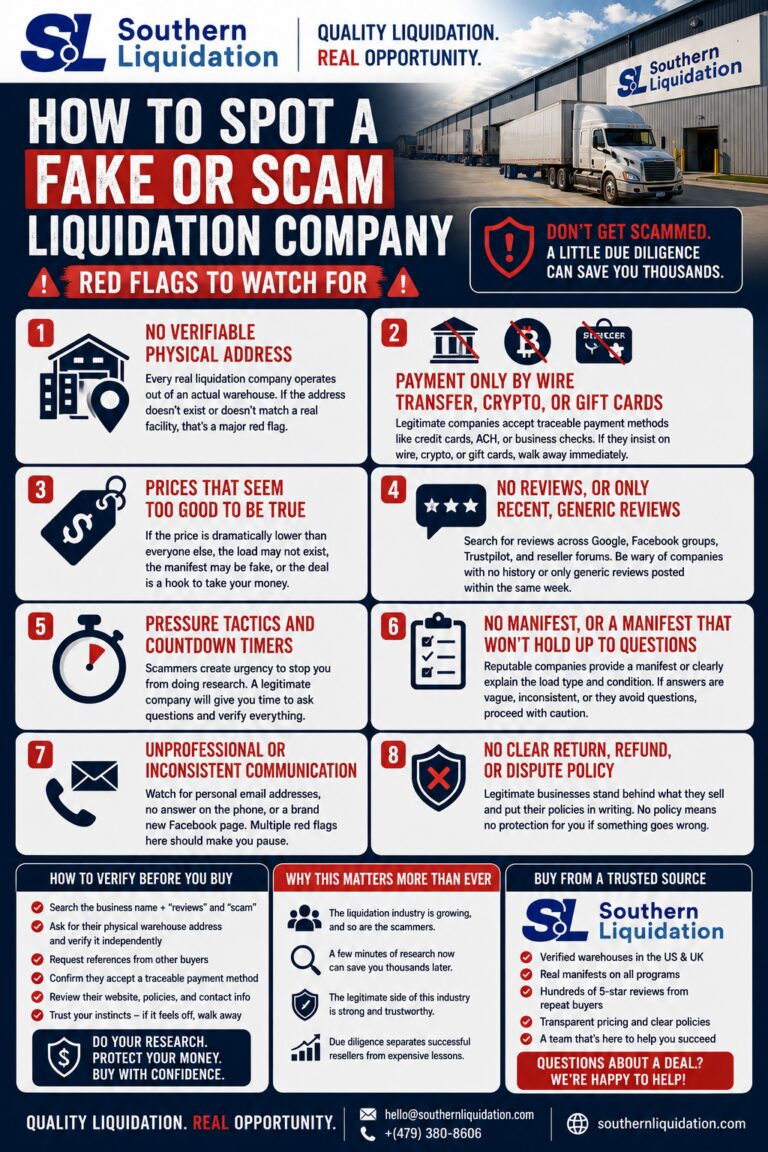 How to Spot a Fake or Scam Liquidation Company (Red Flags to Watch For)
