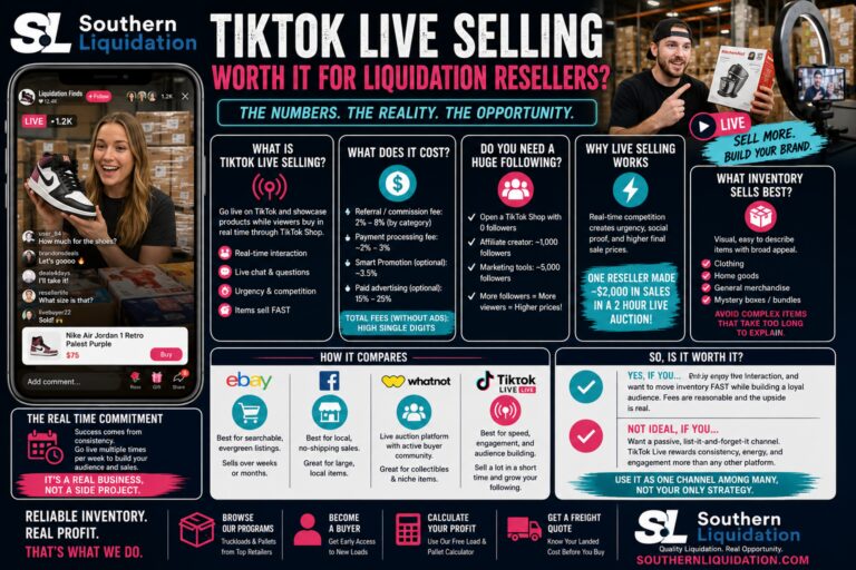 Is TikTok Live Selling Worth It for Liquidation Resellers in 2026?