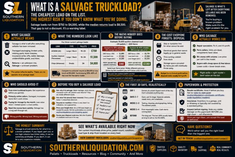What Is a Salvage Truckload — and Should You Buy One?