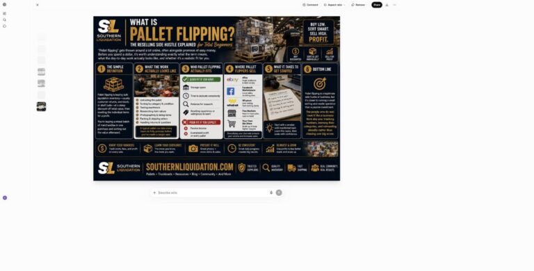 What Is Pallet Flipping? The Reselling Side Hustle Explained for Total Beginners