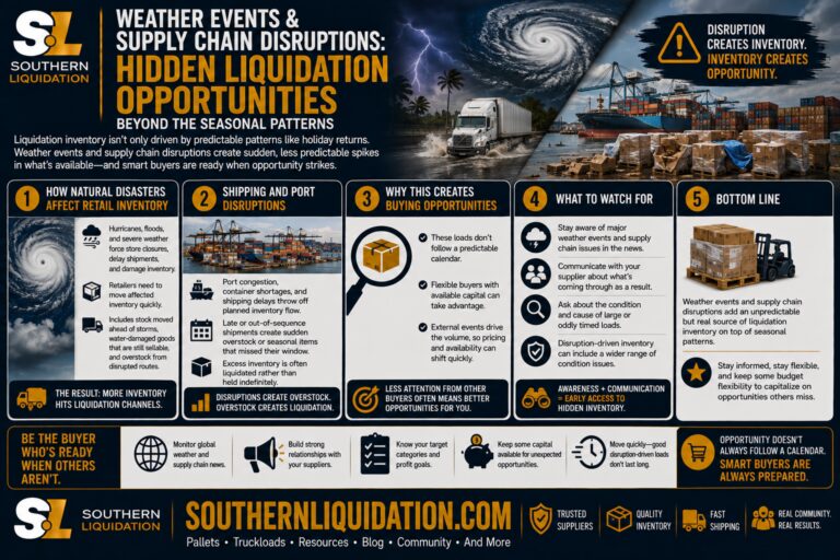 How Weather and Supply Chain Disruptions Create Sudden Liquidation Inventory Spikes