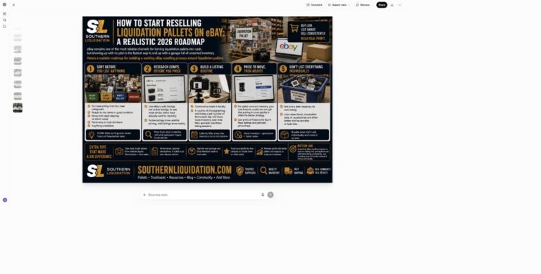 How to Start Reselling Liquidation Pallets on eBay: A Realistic 2026 Roadmap